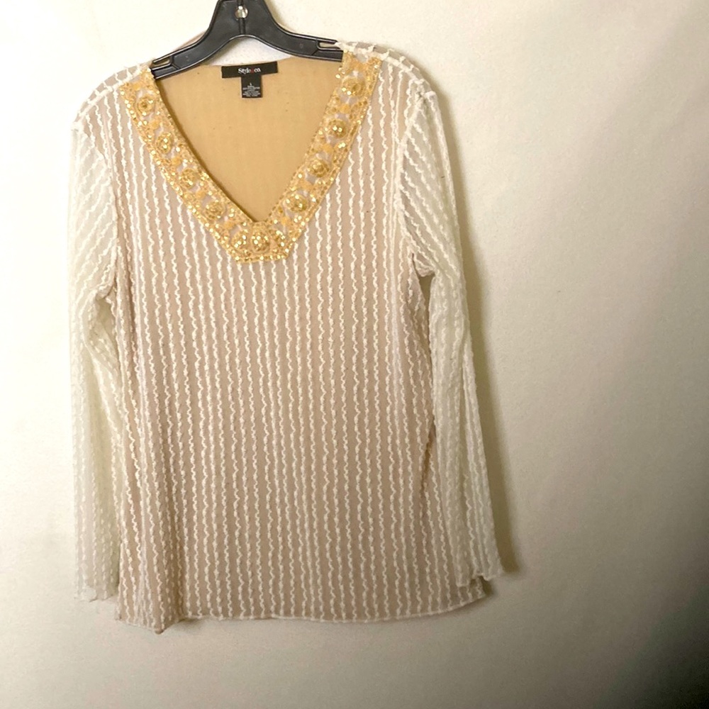 Style Co glitter top